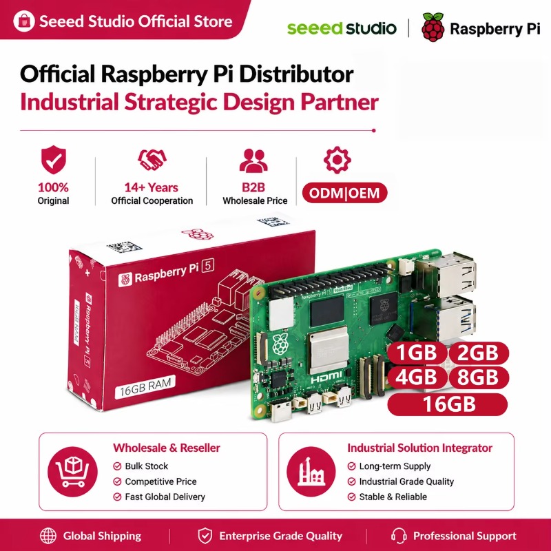 Оптовая продажа оригинального  – обзор и цена Raspberry Pi 5 8Gb